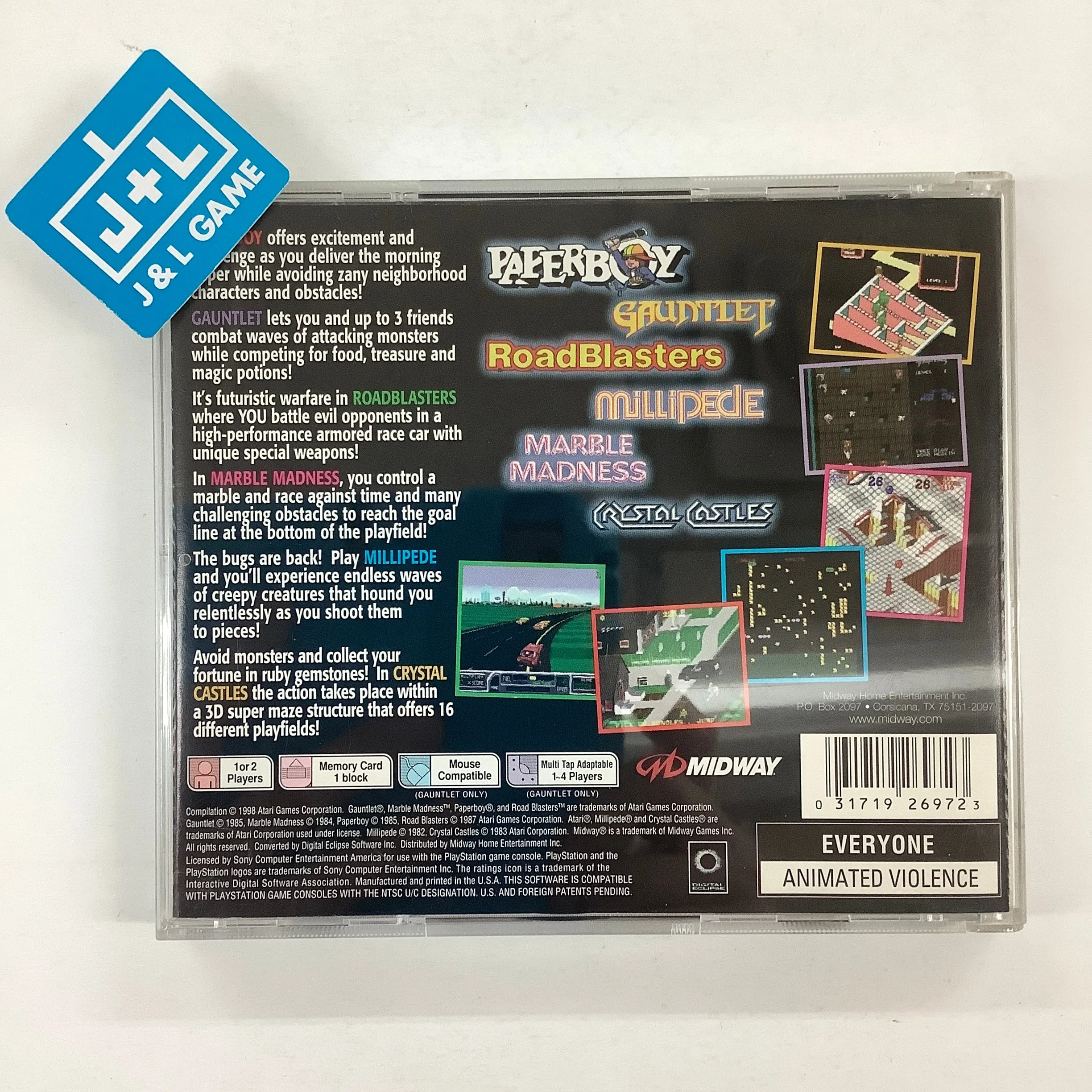 Arcade's Greatest Hits: The Atari Collection 2 - (PS1) PlayStation 1 [Pre-Owned]