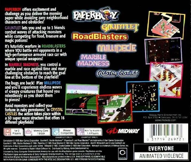 Arcade's Greatest Hits: The Atari Collection 2 - (PS1) PlayStation 1 [Pre-Owned]