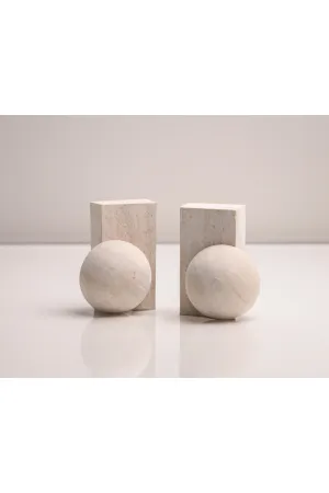 Beige Marble Bookend | Liang & Eimil Rocco