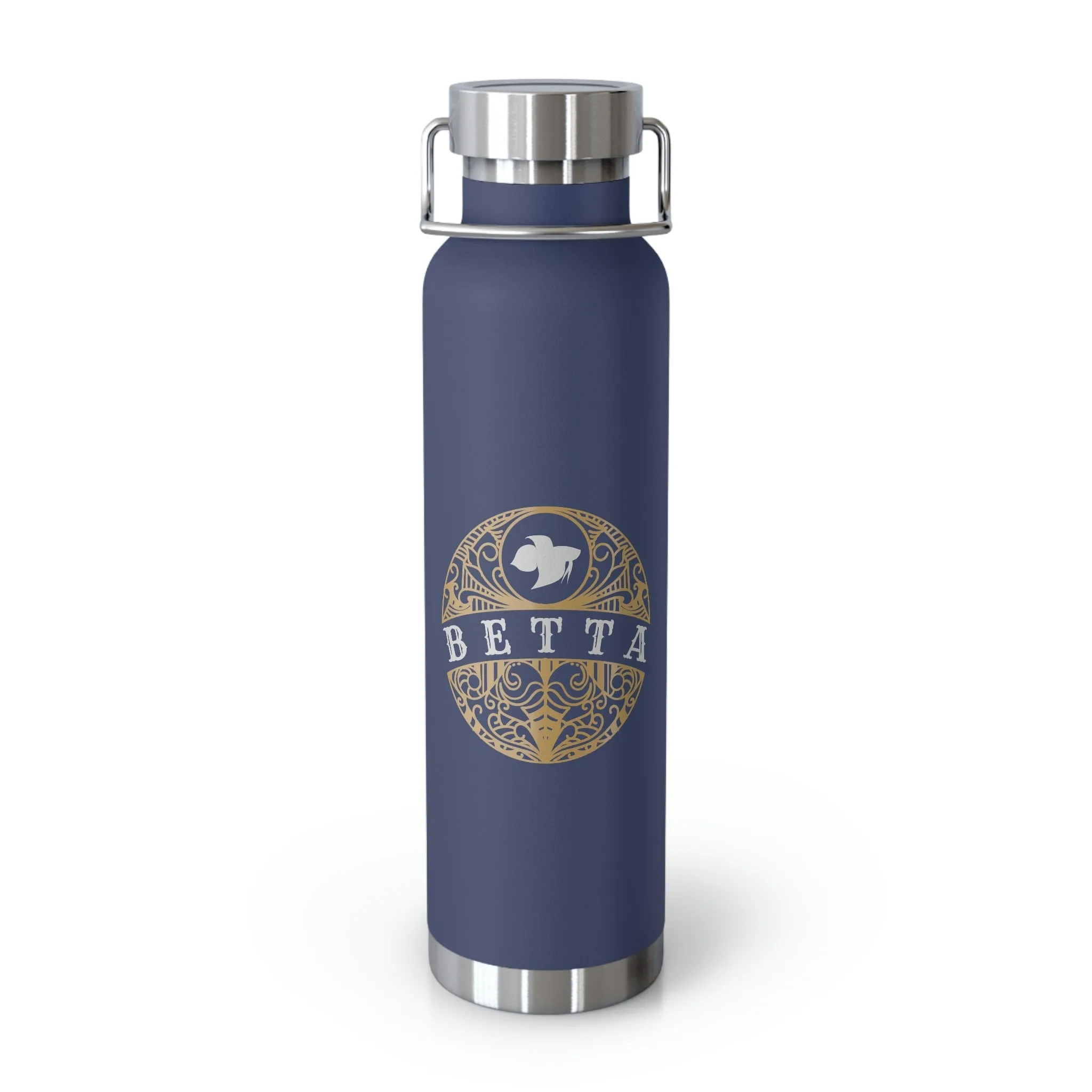 Betta Tattoo | Copper Vacuum Insulated Bottle, 22oz