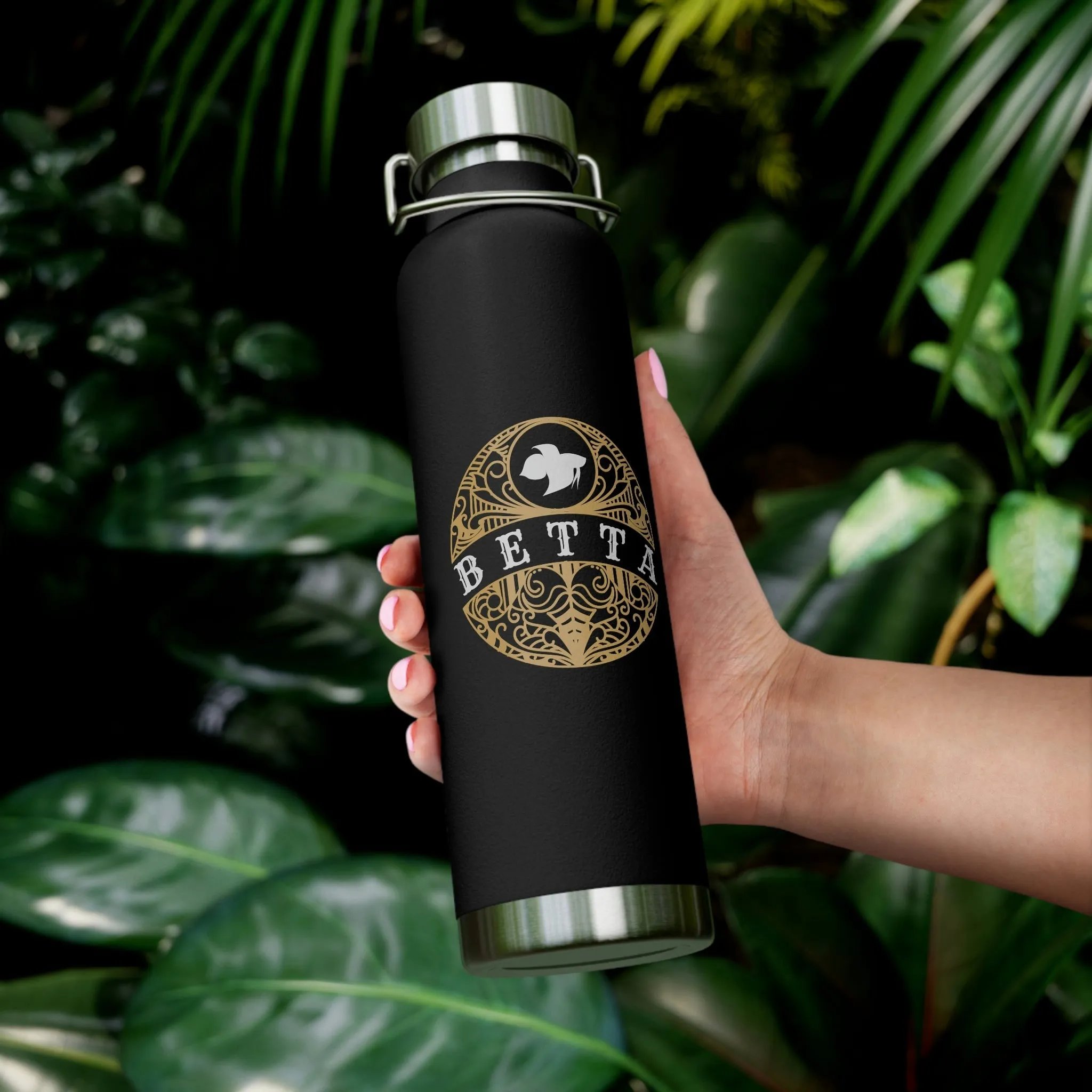 Betta Tattoo | Copper Vacuum Insulated Bottle, 22oz