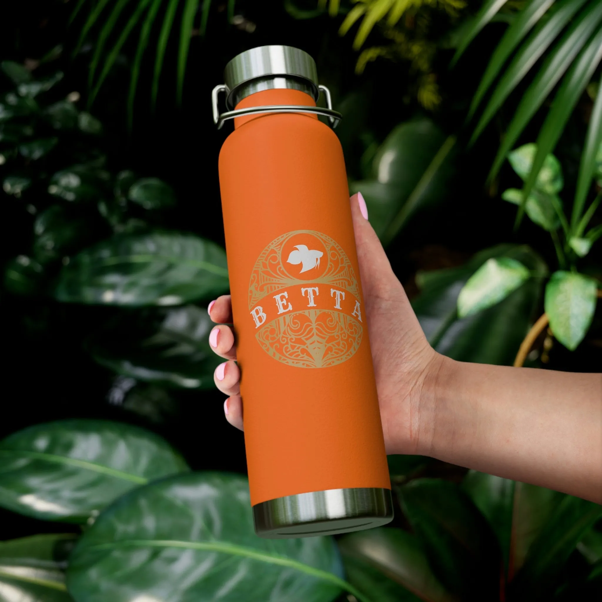Betta Tattoo | Copper Vacuum Insulated Bottle, 22oz