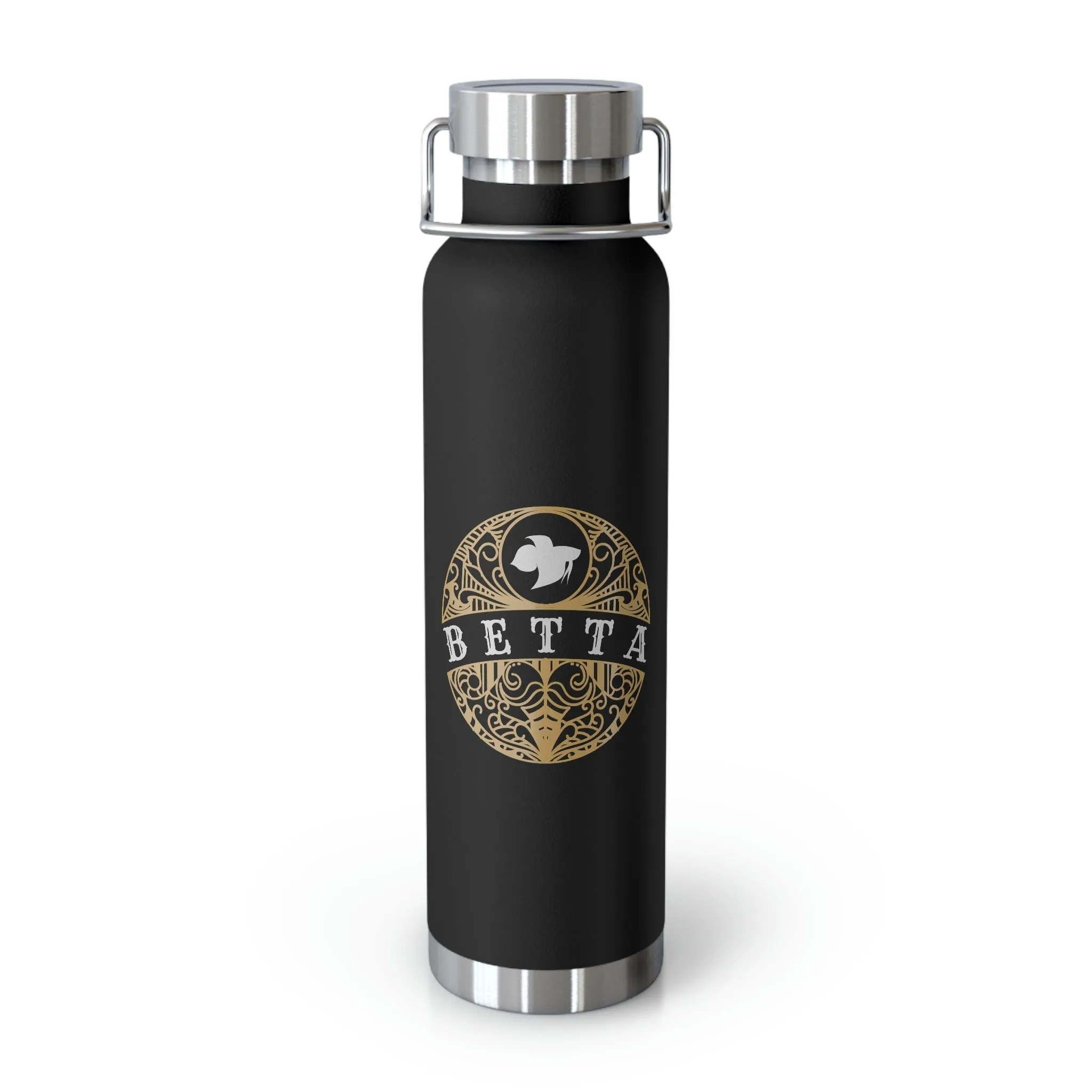 Betta Tattoo | Copper Vacuum Insulated Bottle, 22oz