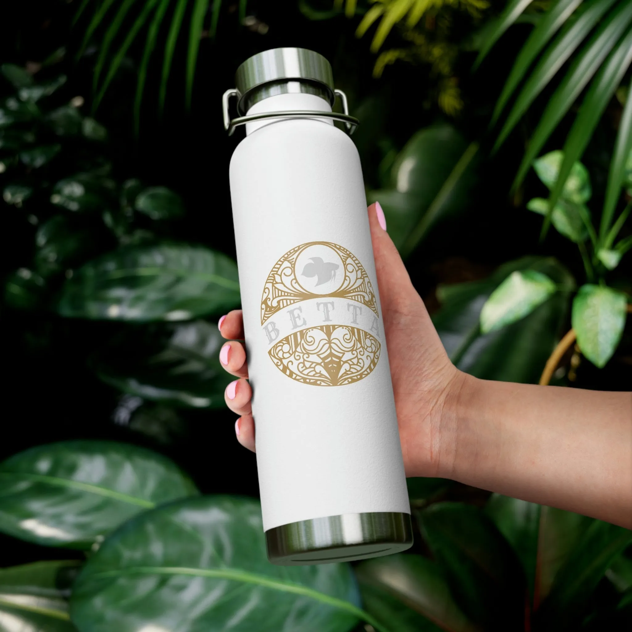 Betta Tattoo | Copper Vacuum Insulated Bottle, 22oz