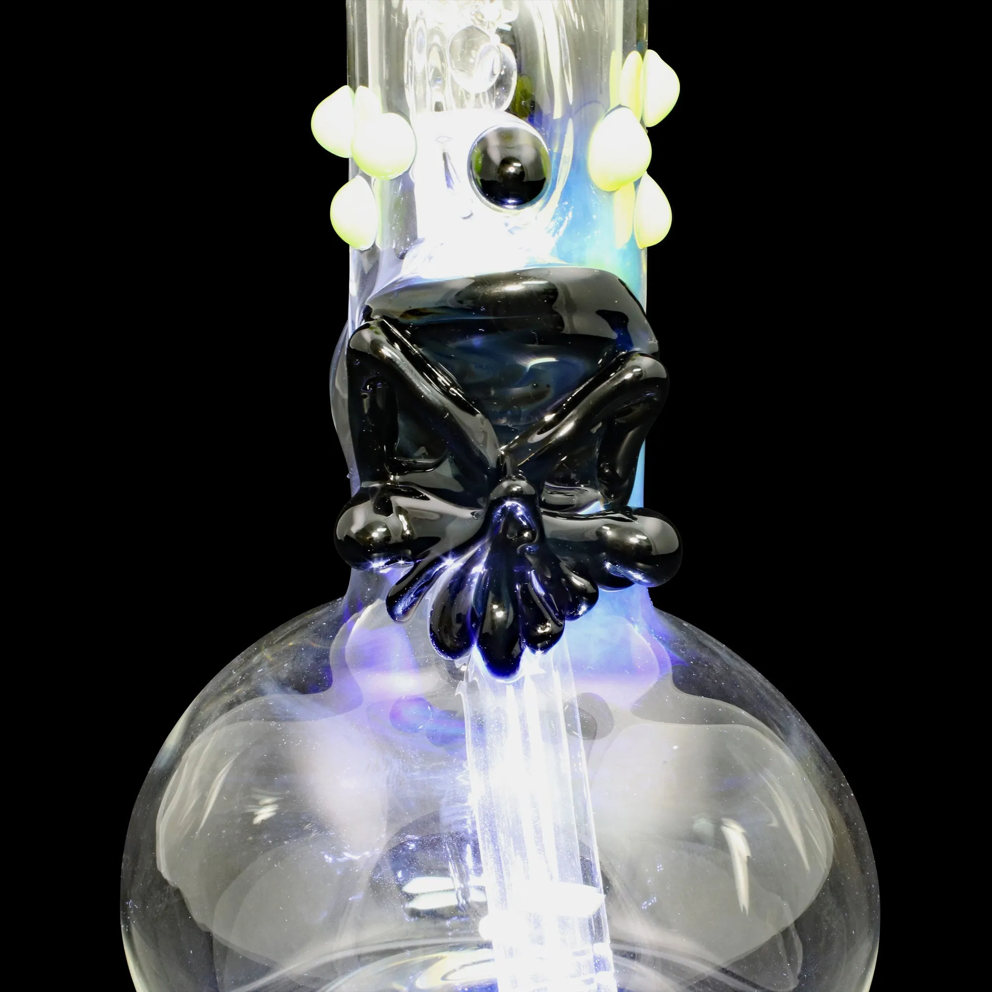 Chameleon Glass Europa Series Fumed Bong - Skull