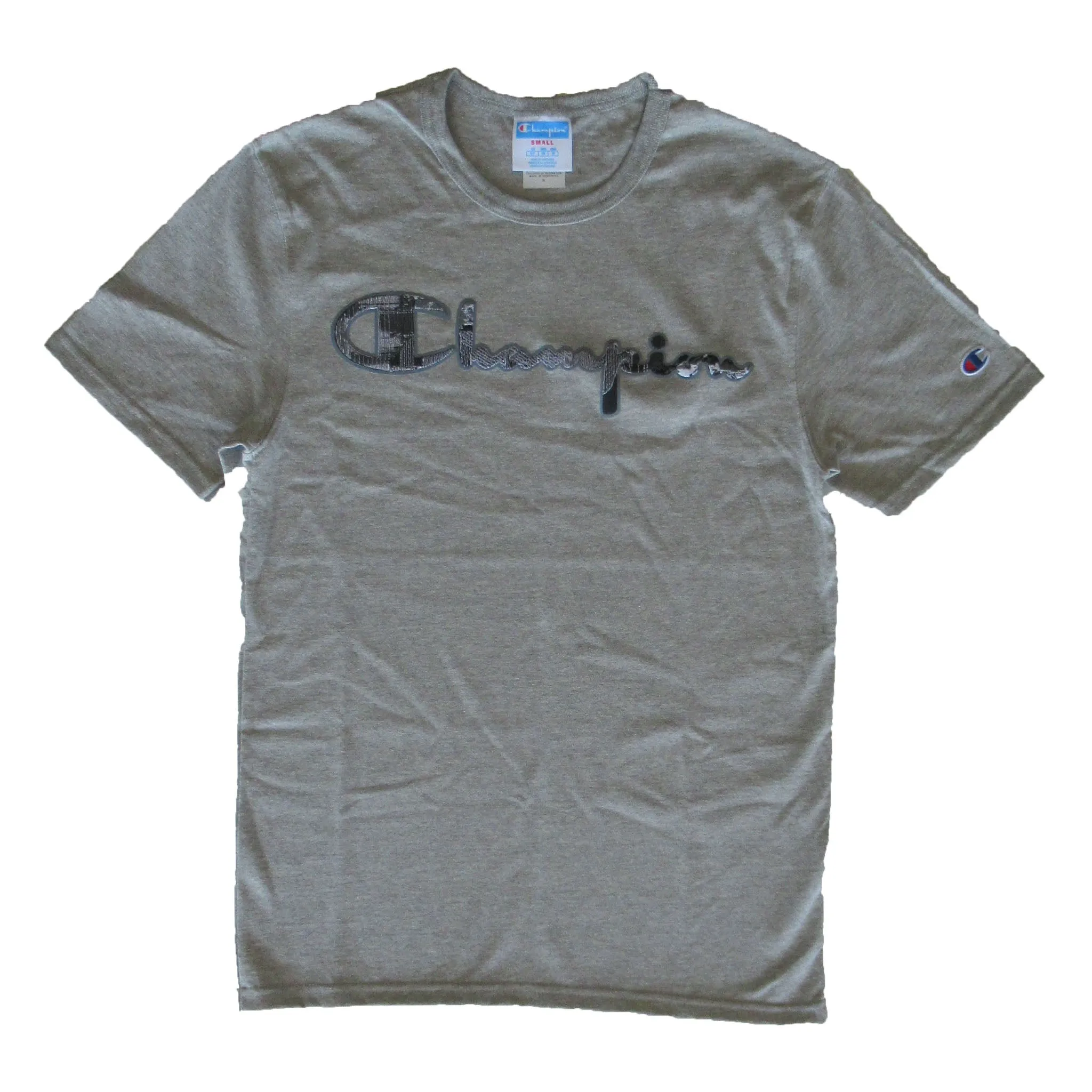 Champion Men's Marble Logo Applique Heritage Tee