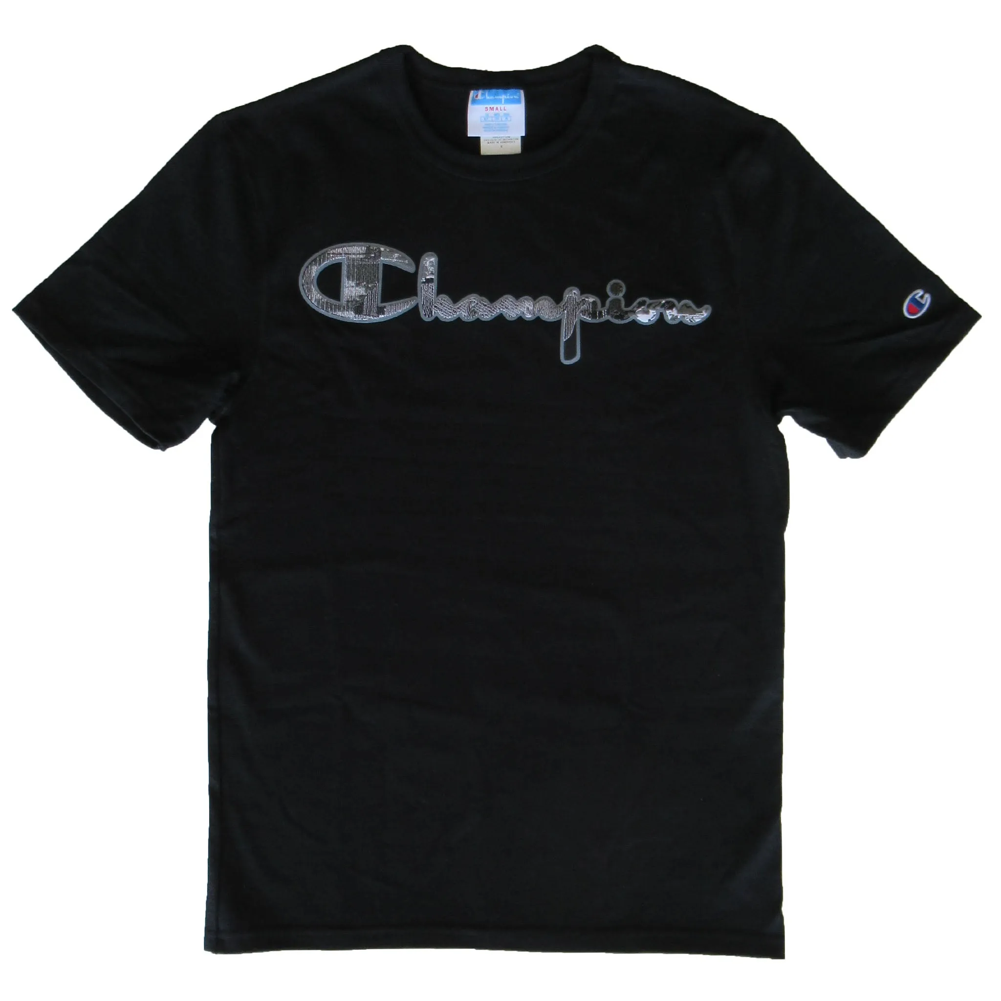 Champion Men's Marble Logo Applique Heritage Tee