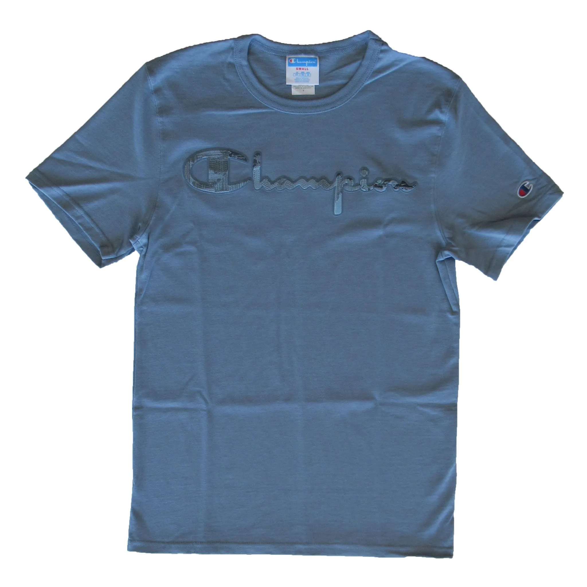 Champion Men's Marble Logo Applique Heritage Tee