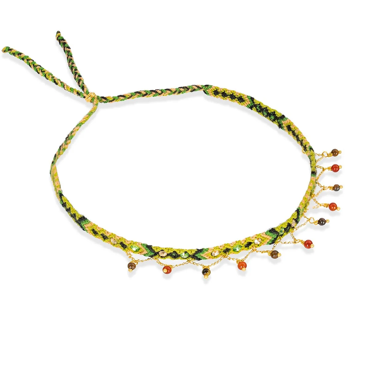 CHOKER WAYUU JOLOTS - Nature Green