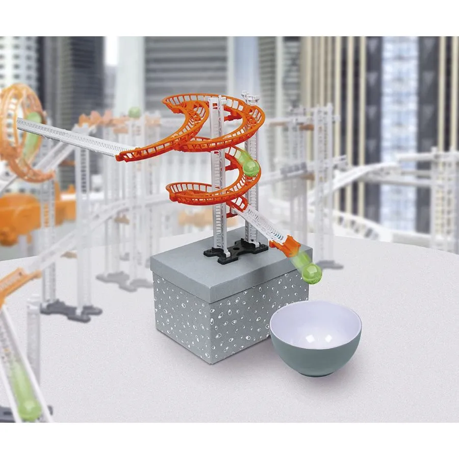 Clementoni - Action Reaction Glow Effect Marble Run