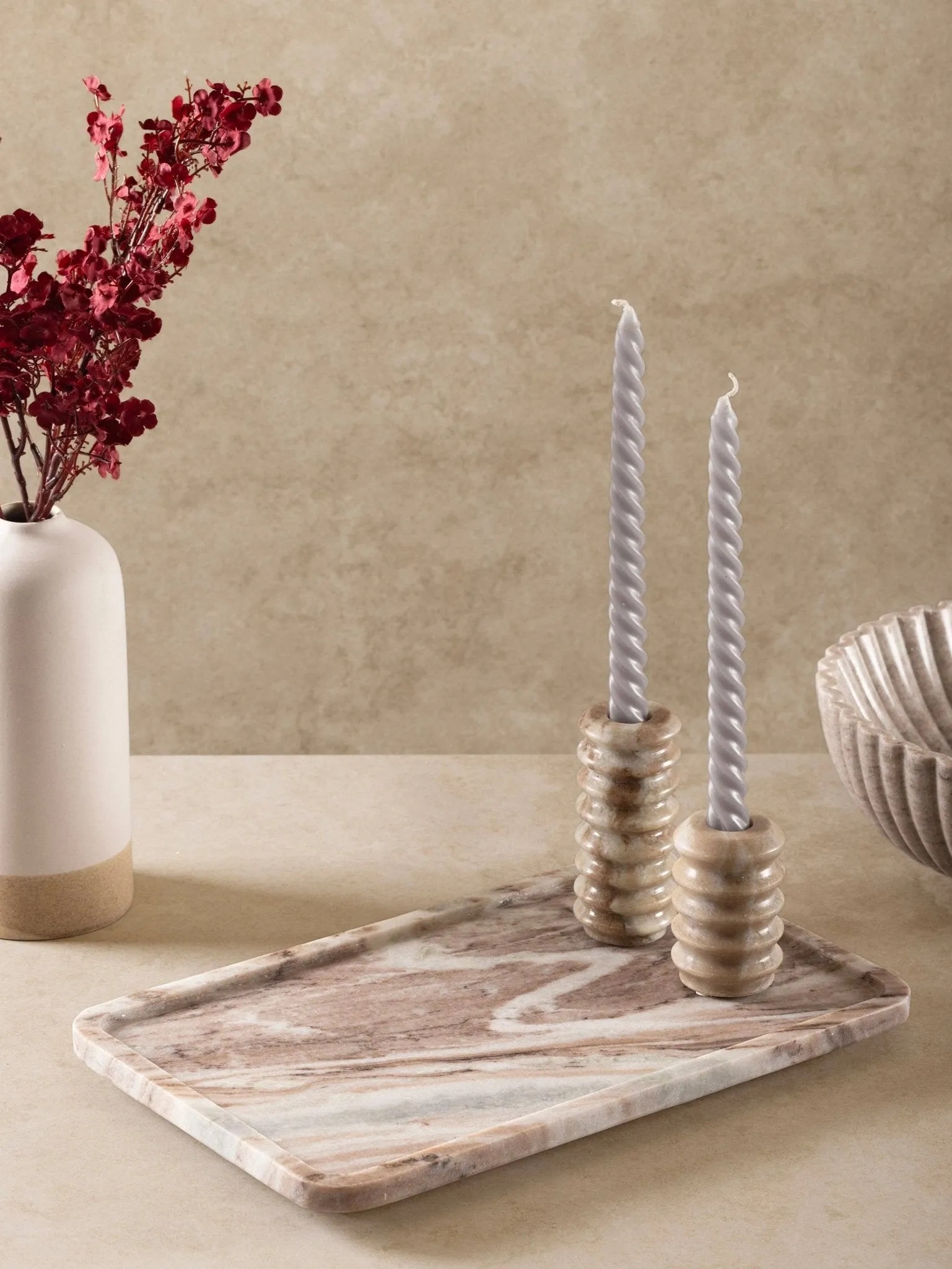 Clover Marble Tray