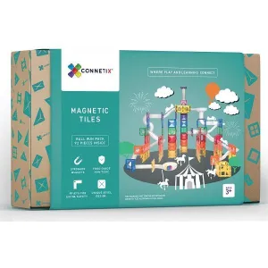 Connetix - Ball Run Pack - Rainbow - 92 Piece