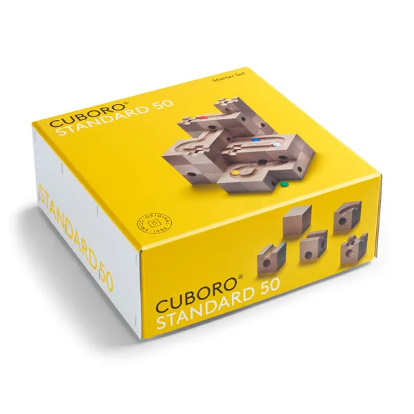 Cuboro 50 Marble Run Starter Set