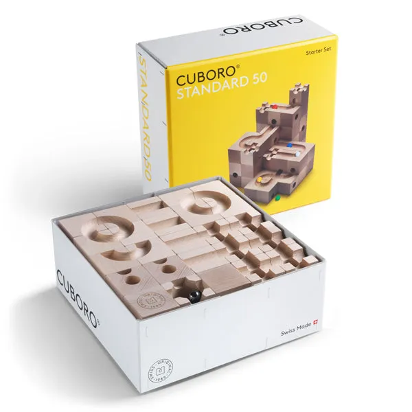 Cuboro 50 Marble Run Starter Set
