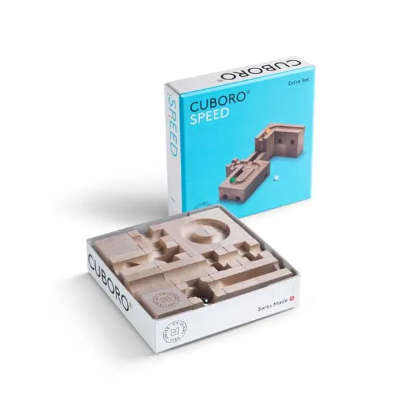 Cuboro Speed Marble Run Extra Set - Speed