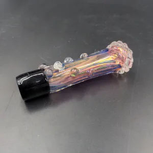 Diamond Etched Iridescent Royal Glass Taster | 3.5