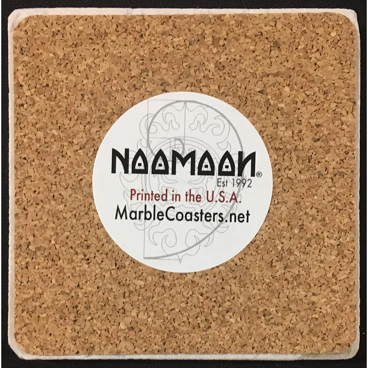Hermosa Beach Retro Sunrise Coaster