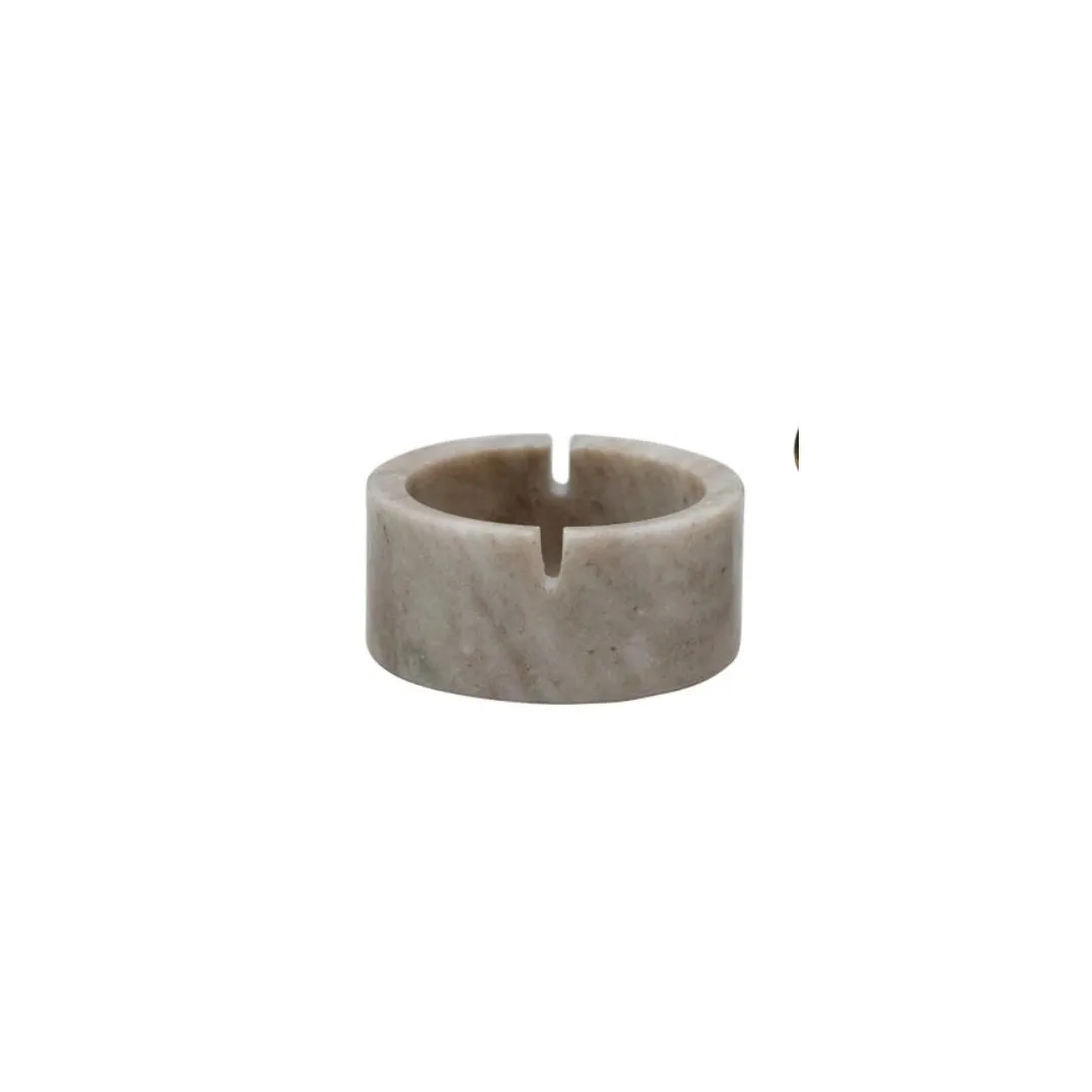 Marble Bowl with Metal Knife