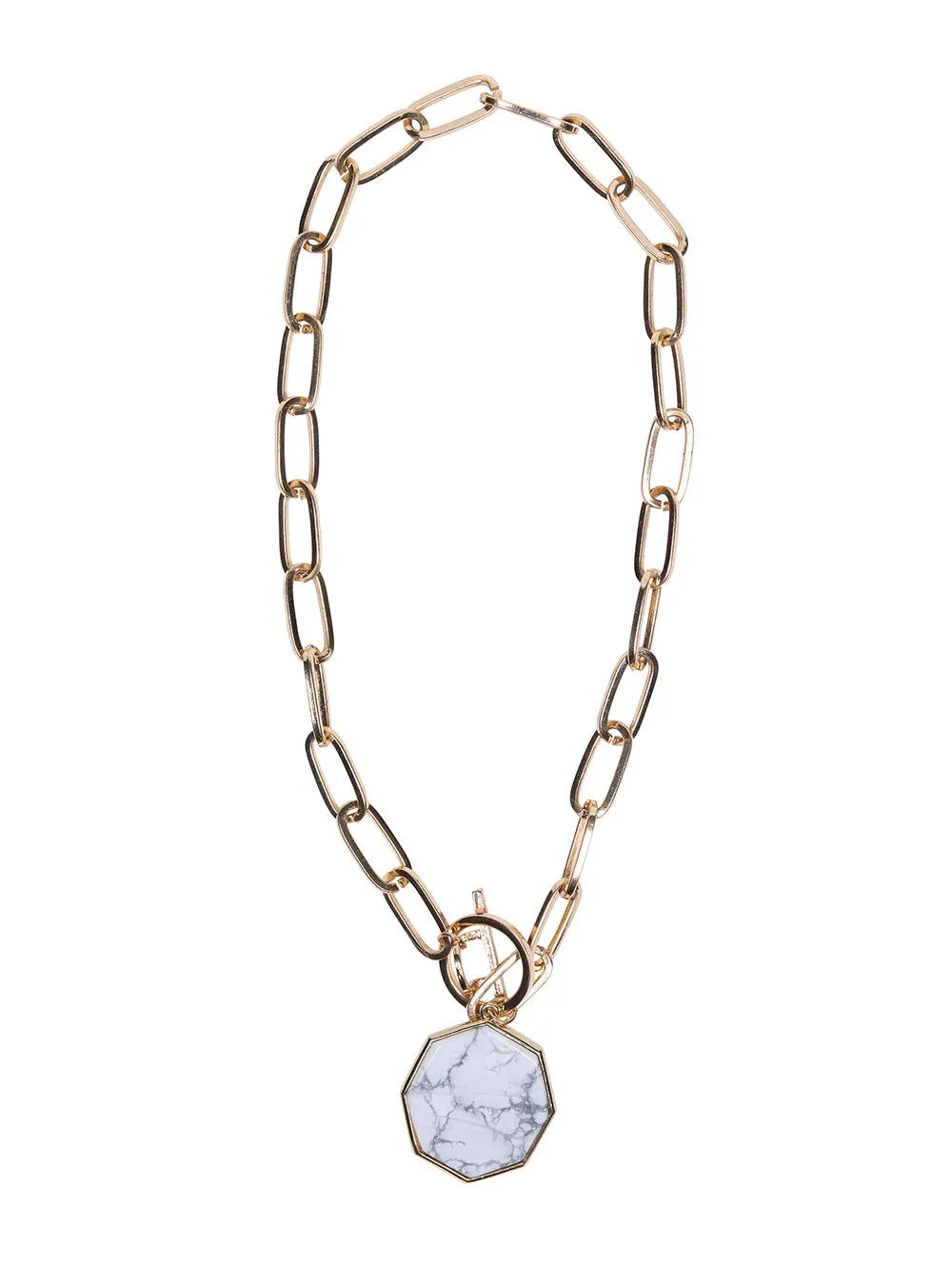 Marble Pendant Necklace