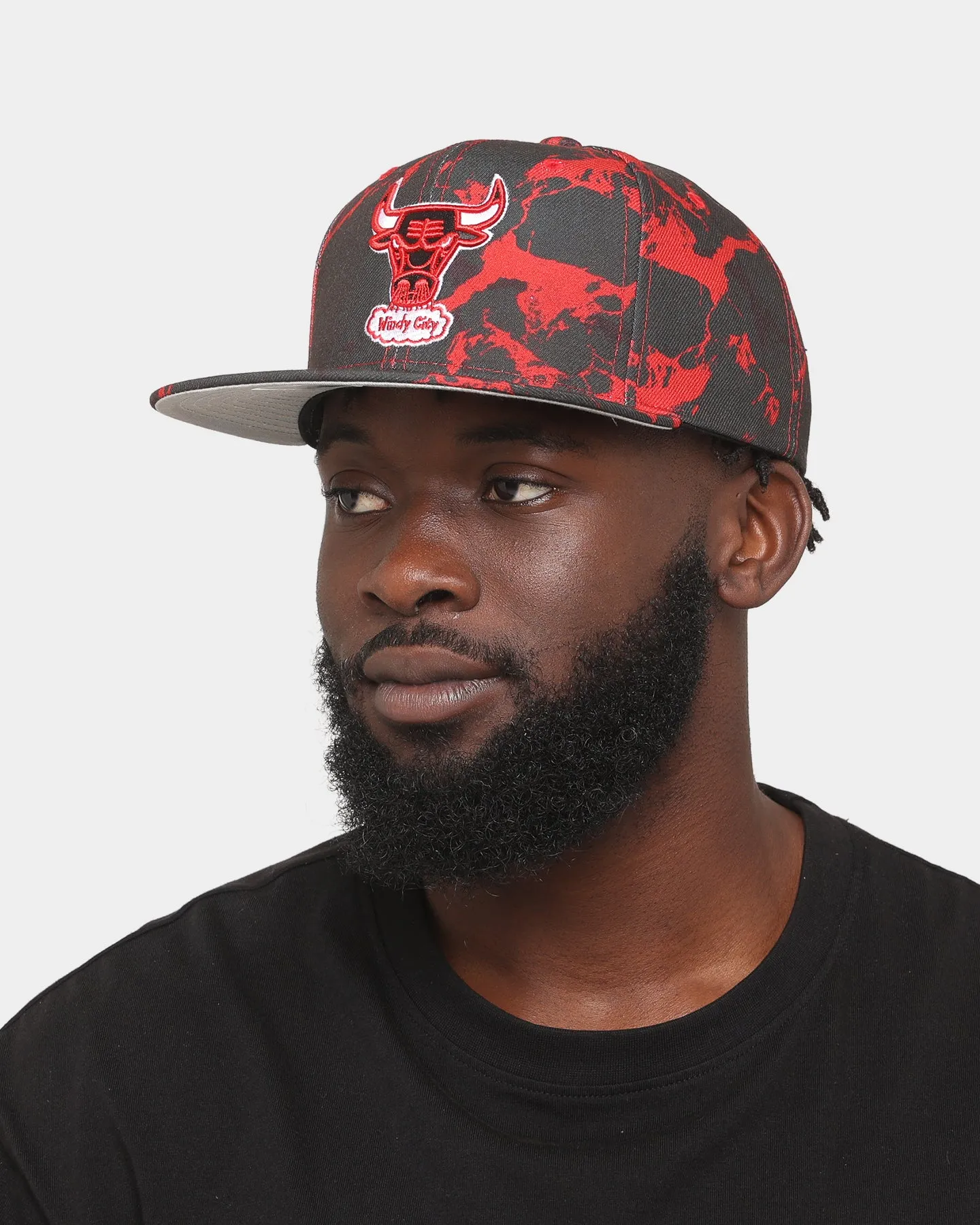 Mitchell & Ness Chicago Bulls 'Down For All' Original Fit Snapback Black
