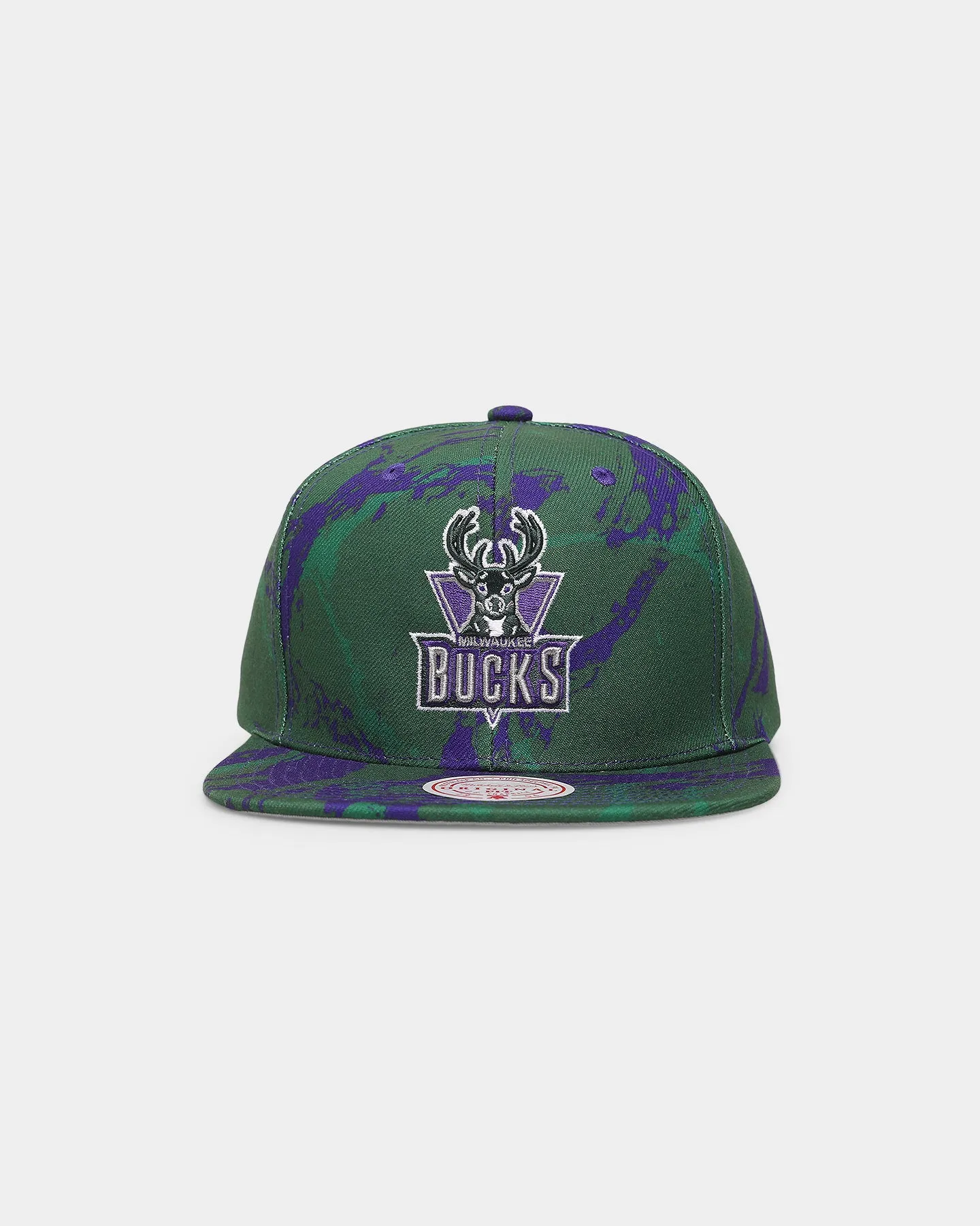 Mitchell & Ness Milwaukee Bucks 'Down For All' Original Fit Snapback Green