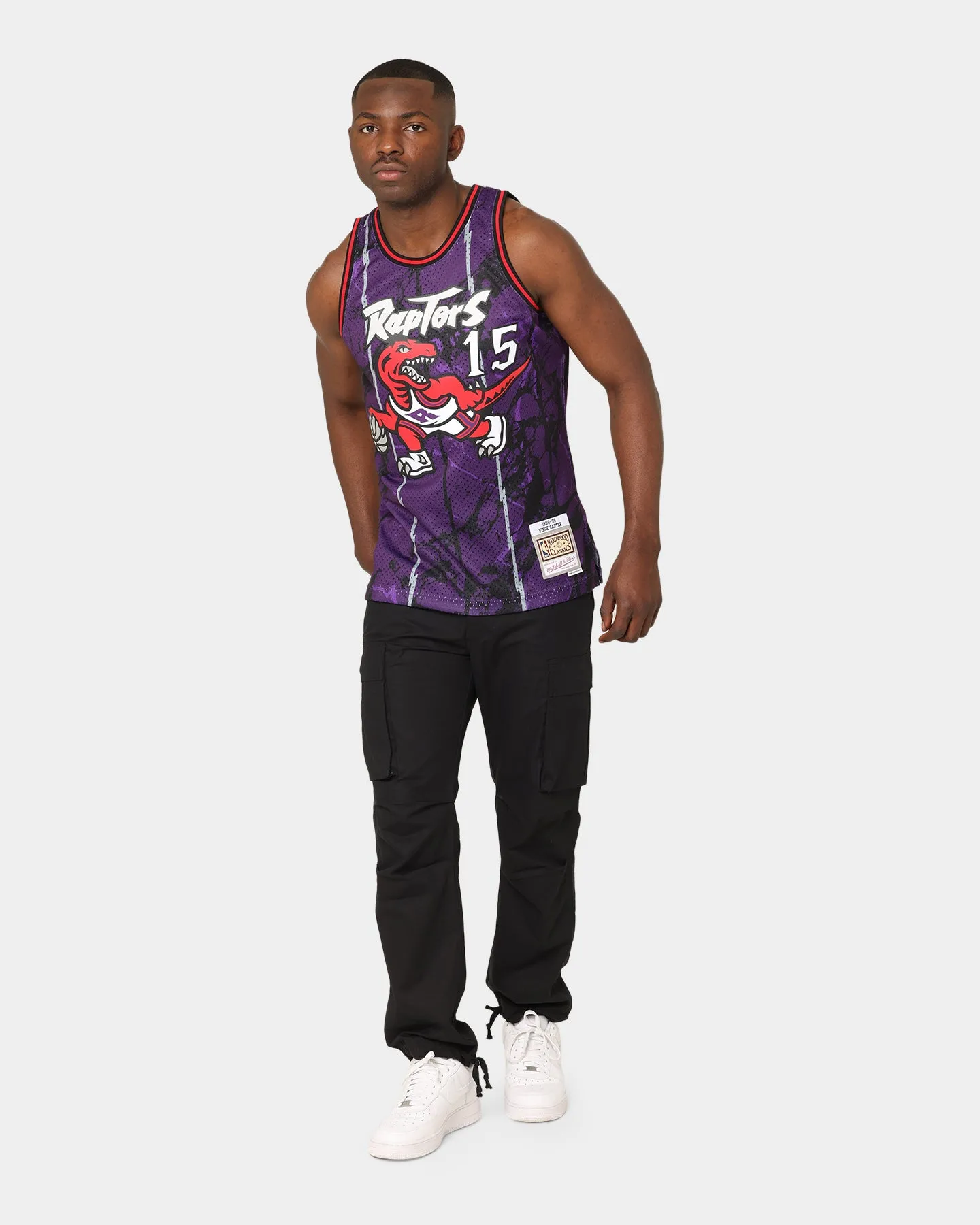 Mitchell & Ness Toronto Raptors Vince Carter #15 '98-'99 Marble Swingman Jersey Purple