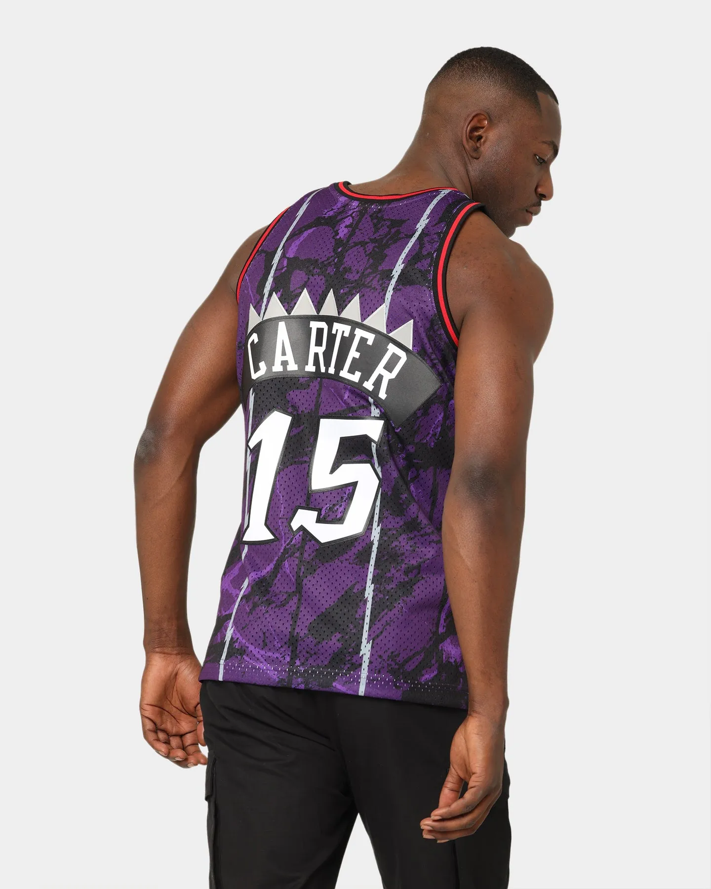 Mitchell & Ness Toronto Raptors Vince Carter #15 '98-'99 Marble Swingman Jersey Purple