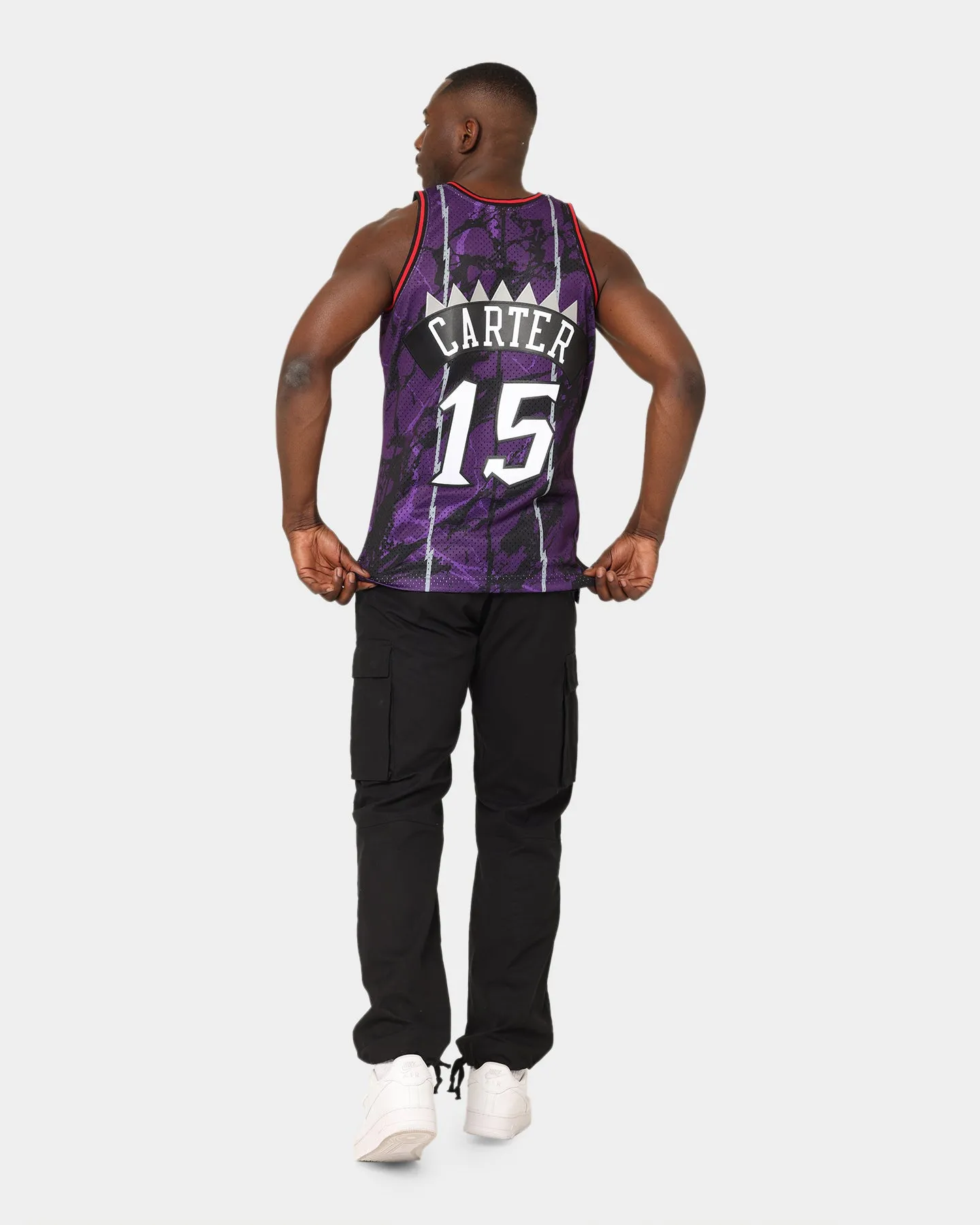 Mitchell & Ness Toronto Raptors Vince Carter #15 '98-'99 Marble Swingman Jersey Purple