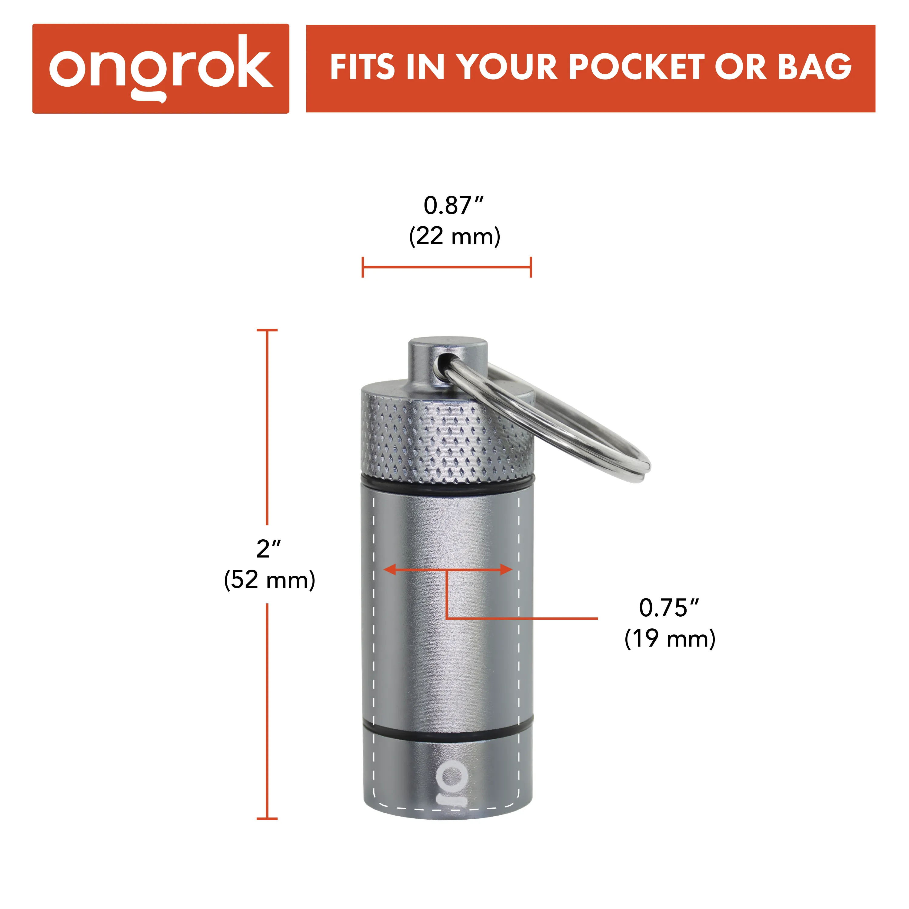 Small Storage Keychain