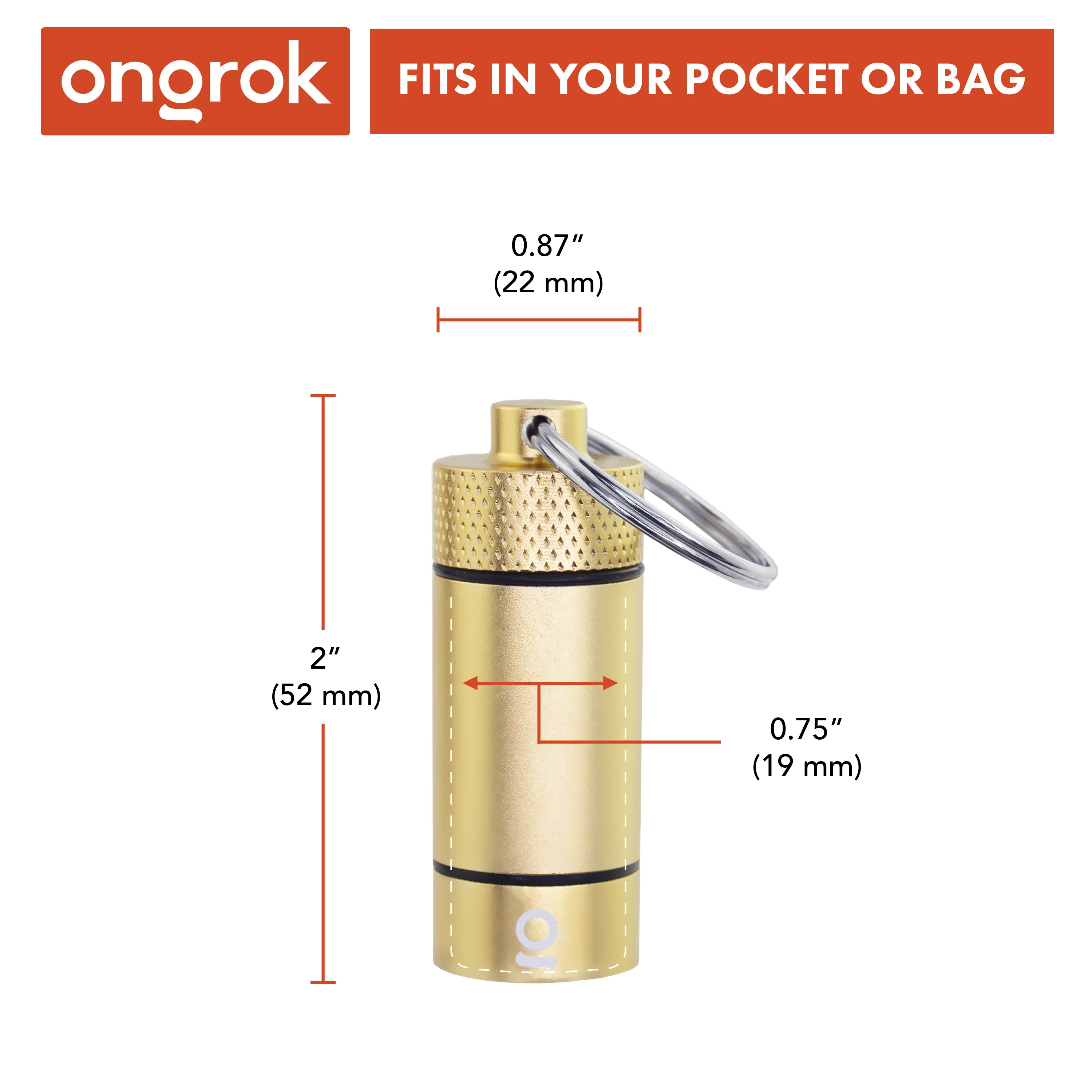 Small Storage Keychain