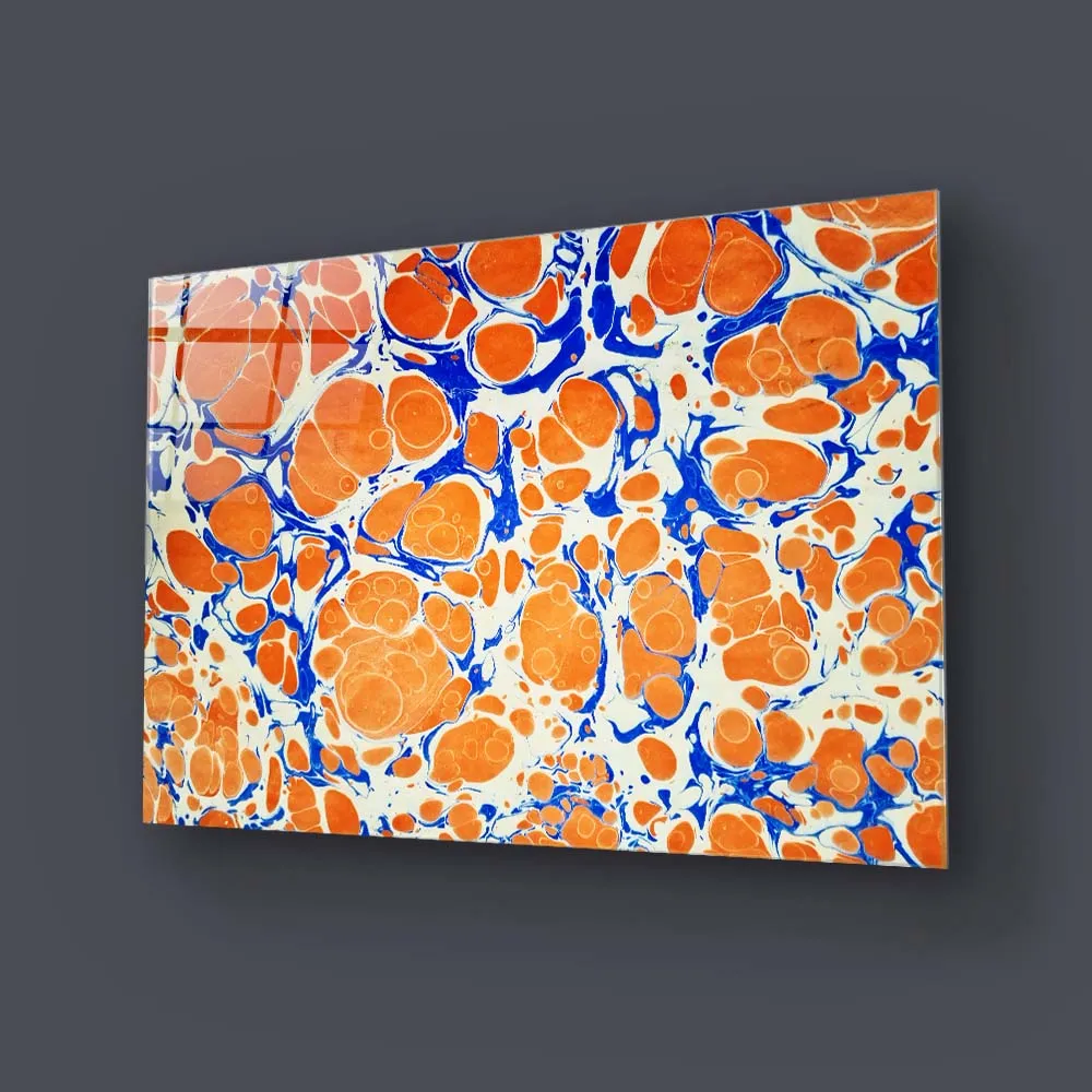 Traditional Turkish Marble Glass Wall Art