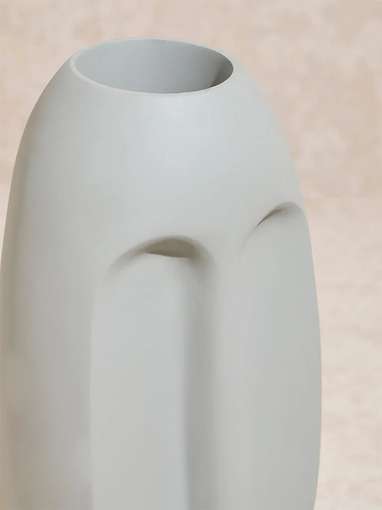 Westside Home Light Grey Marble Mix Face Decorative Object