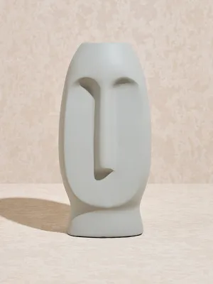 Westside Home Light Grey Marble Mix Face Decorative Object