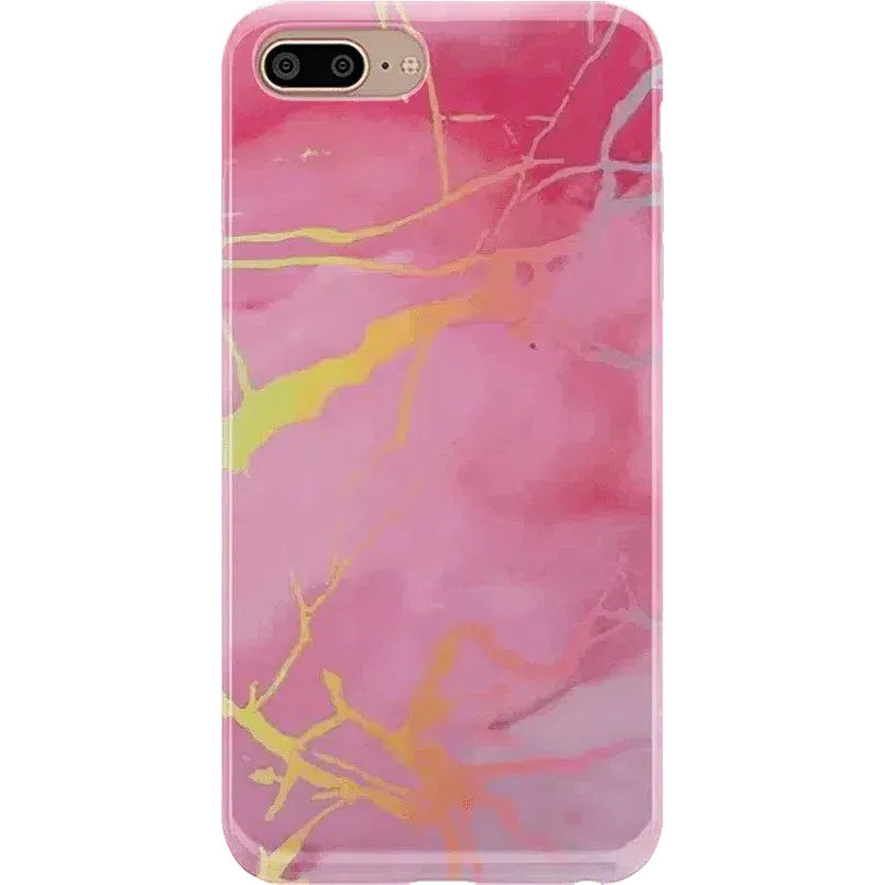 You're the Cutest | Pink Marble Holo Case